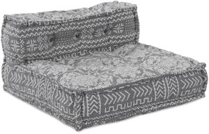 Puf modułowy Jasnoszary 70x70x54 Tkanina 2