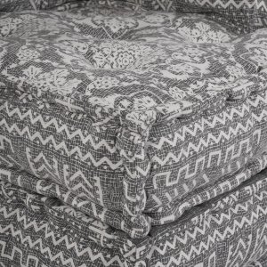 Puf modułowy Jasnoszary 70x70x54 Tkanina 7