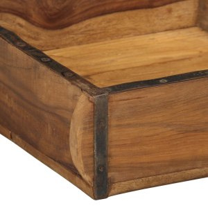 vidaXL Tace 4 szt 31x29x10 cm Z drewna z odzysku 8