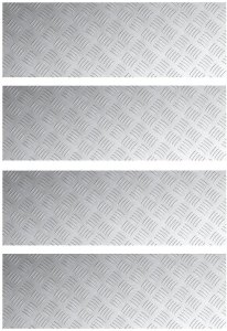 vidaXL Płyty Aluminiowe z Wypukłościami 4 szt. Antypoślizgowe 90x30 cm 2