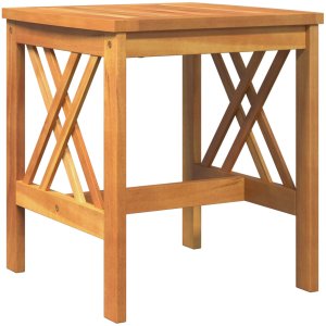 Stolik boczny do ogrodu Brązowy 45x45x50 cm z litego drewna akacjowego 2