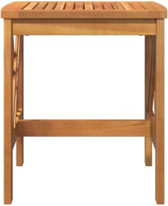 Stolik boczny do ogrodu Brązowy 45x45x50 cm z litego drewna akacjowego 5