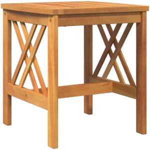 Stolik boczny do ogrodu Brązowy 45x45x50 cm z litego drewna akacjowego 6