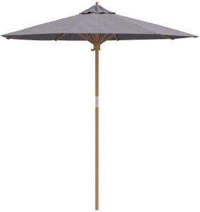 vidaXL Ciemnoszary parasol ogrodowy 217x230 cm z bambusa 2