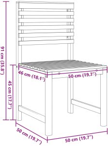 2 sztuki krzeseł ogrodowych bez oparcia z litego drewna akacjowego 9