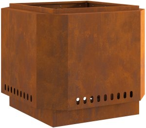 Ognisko Bezdymne 58x58x51 cm Stal Zardzewiała 2