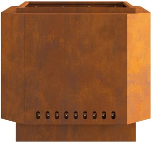 Ognisko Bezdymne 58x58x51 cm Stal Zardzewiała 5