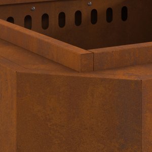 Ognisko Bezdymne 58x58x51 cm Stal Zardzewiała 7