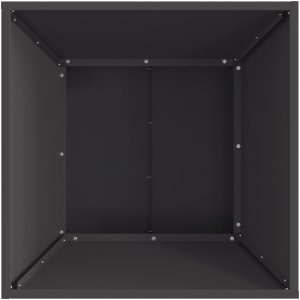Palenisko ogrodowe vidaXL Ognisko Kwadratowe Czarny 60x60x35 cm Stal 5