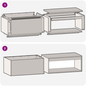 Ognisko z przechowywaniem drewna Czarny 160x45x35 cm Stal 2