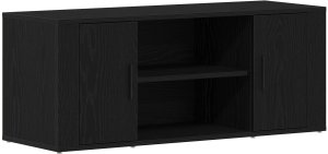 vidaXL Szafka RTV Czarny Dąb 100x35x40 cm Drewno inżynieryjne 2