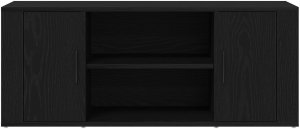 vidaXL Szafka RTV Czarny Dąb 100x35x40 cm Drewno inżynieryjne 6