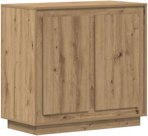 Stół boczny Artisan dąb 80x34x75 cm z drewna inżynieryjnego 2