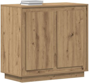 Stół boczny Artisan dąb 80x34x75 cm z drewna inżynieryjnego 3