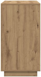 Stół boczny Artisan dąb 80x34x75 cm z drewna inżynieryjnego 7