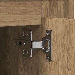 Stół boczny Artisan dąb 80x34x75 cm z drewna inżynieryjnego 9