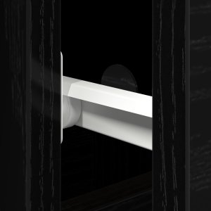 Szafka z drzwiami i szufladami Czarny Dąb 101,5x35x70 cm 8