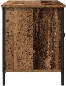 vidaXL Stolik Na Telewizor Stare Drewno 100x40x50 cm 7