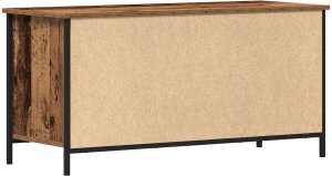 vidaXL Stolik Na Telewizor Stare Drewno 100x40x50 cm 8