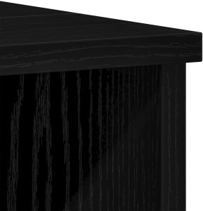 vidaXL Szafka Łazienkowa Czarny Dąb 60x32x54 cm z Drewna Inżynieryjnego 10