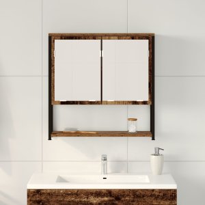 vidaXL Szafka lusterkowa 60x16x60 cm (862223) 4
