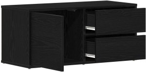 vidaXL Szafka RTV Artisan Dąb 80x34x35,5 cm 5