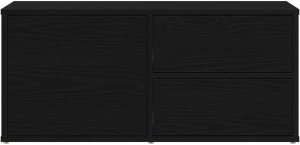 vidaXL Szafka RTV Artisan Dąb 80x34x35,5 cm 7