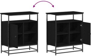 vidaXL Szafka Black Oak 69x35x80 cm 7