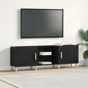 Stojak na telewizor - Czarny dąb, 150x30x50 cm, Wykonany z płyty wiórowej 1
