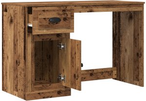 Biurko vidaXL Brązowe 115 cm x 50 cm 3