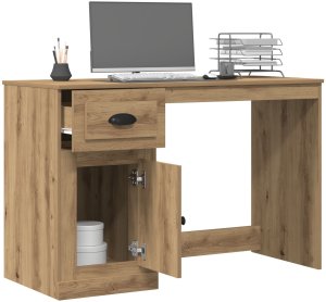 Biurko vidaXL Dąb Artisan 115 cm x 50 cm 3