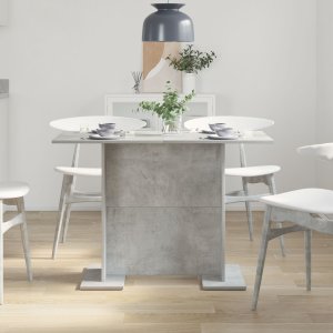 vidaXL Stół jadalny Betonowy Szary 110x60x75 cm z Drewna Inżynieryjnego 4
