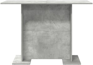vidaXL Stół jadalny Betonowy Szary 110x60x75 cm z Drewna Inżynieryjnego 5