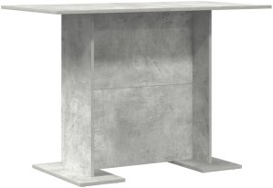 vidaXL Stół jadalny Betonowy Szary 110x60x75 cm z Drewna Inżynieryjnego 7