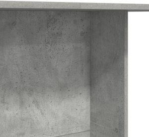 vidaXL Stół jadalny Betonowy Szary 110x60x75 cm z Drewna Inżynieryjnego 8