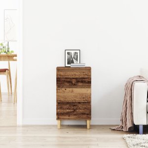 vidaXL Szafka nocna z postarzanego drewna 40x35x70 cm z drewna inżynieryjnego 4