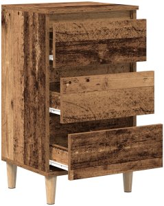 vidaXL Szafka nocna z postarzanego drewna 40x35x70 cm z drewna inżynieryjnego 5