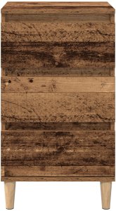 vidaXL Szafka nocna z postarzanego drewna 40x35x70 cm z drewna inżynieryjnego 6