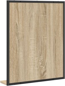 Lustro vidaXL Lustro łazienkowe z półką Sonoma Oak 50x12x60 cm 7