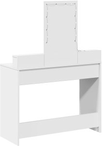 vidaXL Toaletka Biała MDF 100 x 41 x 140 cm Toaletka Prostokątna 7