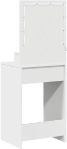 Toaletka z LED-owym podświetleniem, biała, 50x41x135 cm 7