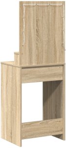 Toaletka z LED-owym oświetleniem w kolorze dębu Sonoma 50x41x135 cm 7