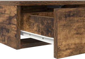 Szuflady pod łóżko Dąb dymiony 75x36,5x16,5 cm Z drewna inżynieryjnego 9