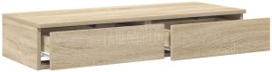 vidaXL Szuflady pod łóżko Sonoma, Dąb, 75x36,5x16,5 cm 5