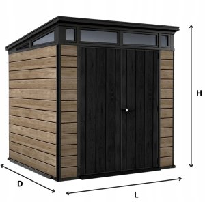 Penthouse Domek ogrodowy Keter Signature 7x7 2