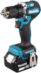 Makita DDF487RFE3 wkrętak zasilany/zakrętark udarowy 1700 RPM Czarny, Niebieski, Stal 1