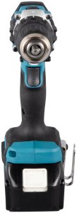 Makita DDF487RFE3 wkrętak zasilany/zakrętark udarowy 1700 RPM Czarny, Niebieski, Stal 8