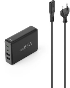 Hama 00201979 ładowarka do urządzeń przenośnych Laptop, Power bank, Smartfon, Tablet Czarny Prąd przemienny Szybkie ładowanie Wewnętrzna 1