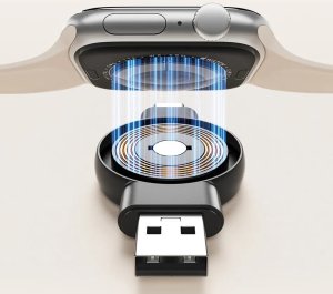 AWEI ład. do zegarka Apple/Samsung Watch W26 czarny/black 7