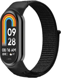 Beline pasek Mi Band 9/8 NylonLoop       czarny/black 2